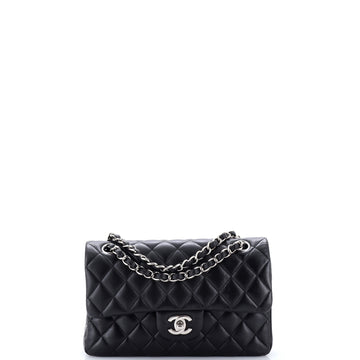 Chanel Classic Double Flap Bag Quilted Lambskin Small