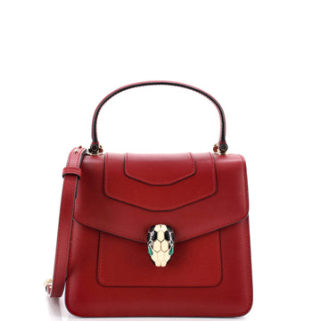 Bvlgari Serpenti Forever Top Handle Bag Leather Small