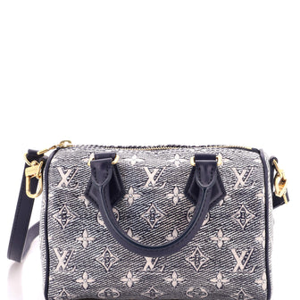 Louis Vuitton Speedy Bandouliere Bag Monoglam Jacquard Canvas 20