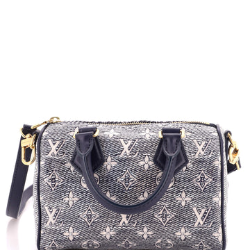 Louis Vuitton Speedy Bandouliere Bag Monoglam Jacquard Canvas 20