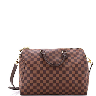 Louis Vuitton Speedy Bandouliere Bag Damier 35