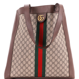 Gucci Ophidia Soft Open Tote GG Coated Canvas Large