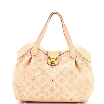 Louis Vuitton Cirrus Handbag Mahina Leather PM