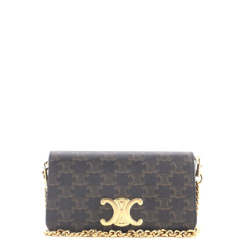 Celine Multipochette Flap Bag Triomphe Coated Canvas