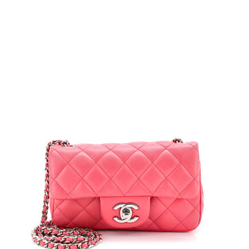 Chanel Classic Single Flap Bag Quilted Lambskin Extra Mini