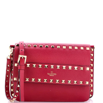 Valentino Garavani Rockstud Front Handle Flap Bag Leather Small