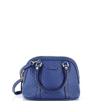 Gucci Convertible Dome Satchel Microguccissima Leather Mini