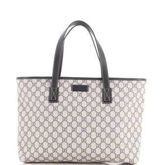 Gucci Plus Tote GG Coated Canvas with Leather Medium