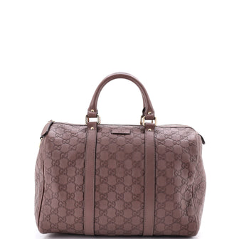 Gucci Joy Boston Bag Guccissima Leather Medium