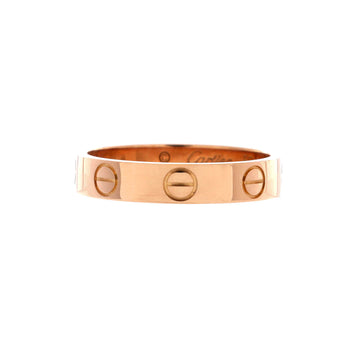 Cartier Love Wedding Band Ring 18K Rose Gold