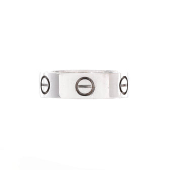 Cartier Love Band Ring 18K White Gold