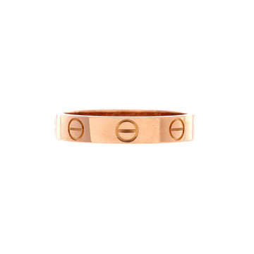 Cartier Love Wedding Band Ring 18K Rose Gold