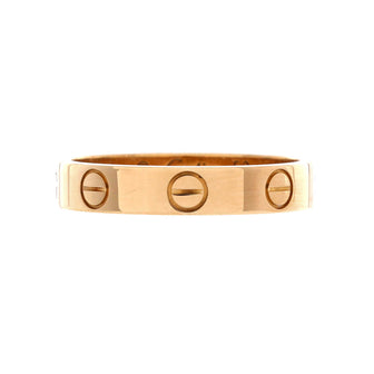 Cartier Love Wedding Band Ring 18K Yellow Gold
