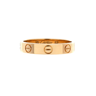Cartier Love Wedding Band Ring 18K Yellow Gold