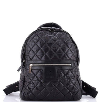 Chanel Coco Cocoon Backpack Quilted Nylon Large