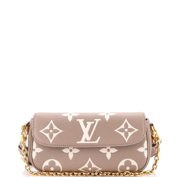 Louis Vuitton Ivy Wallet on Chain Bicolor Monogram Empreinte Giant