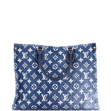 Louis Vuitton OnTheGo Tote Monogram Jacquard Denim MM