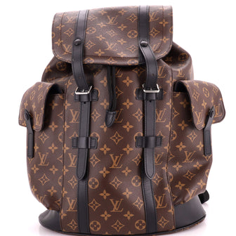 Louis Vuitton Christopher Backpack Macassar Monogram Canvas MM