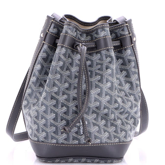 Goyard Petit Flot Bucket Bag Coated Canvas PM