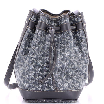 Goyard Petit Flot Bucket Bag Coated Canvas PM
