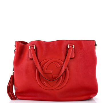 Gucci Soho Working Tote Leather Large