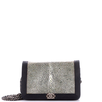 Chanel Boy Wallet on Chain Stingray