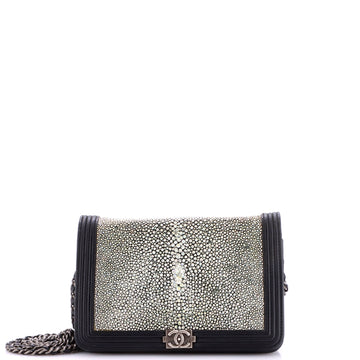 Chanel Boy Wallet on Chain Stingray