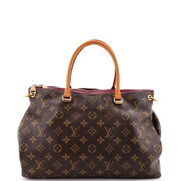 Louis Vuitton Pallas Tote Monogram Canvas with Leather
