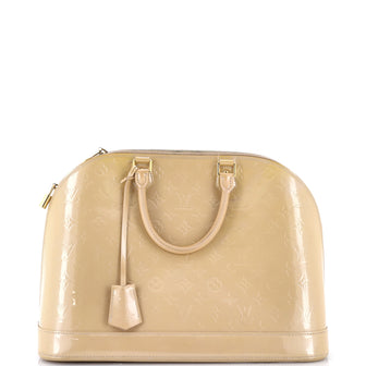 Louis Vuitton Alma Handbag Monogram Vernis GM