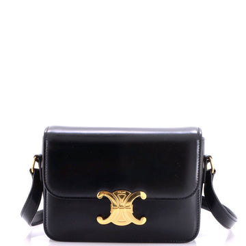 Celine Triomphe Shoulder Bag Smooth Calfskin Teen