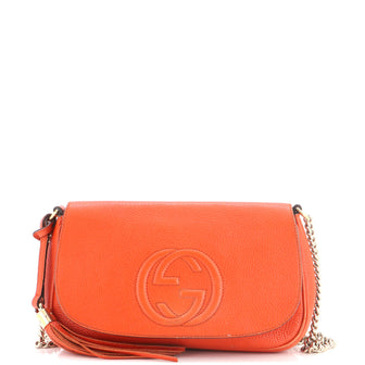 Gucci Soho Chain Crossbody Bag Leather Medium