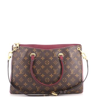 Louis Vuitton Pallas Tote Monogram Canvas with Leather