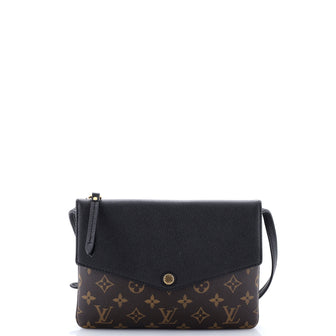 Louis Vuitton Twice Handbag Monogram Canvas and Leather