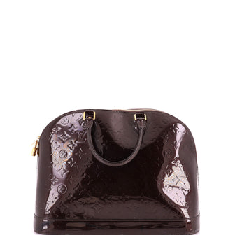 Louis Vuitton Alma Handbag Monogram Vernis GM