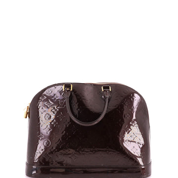 Louis Vuitton Alma Handbag Monogram Vernis GM