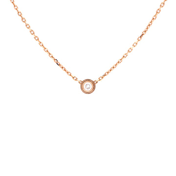 Cartier Cartier D'Amour Pendant Necklace 18K Rose Gold with Diamond XS