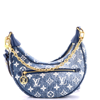 Louis Vuitton Loop Handbag Monogram Jacquard Denim