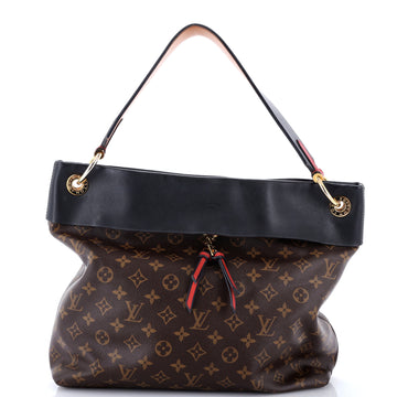 Louis Vuitton Tuileries Hobo Monogram Canvas with Leather