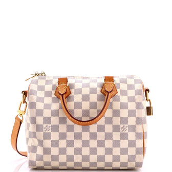 Louis Vuitton Speedy Bandouliere Bag Damier 25