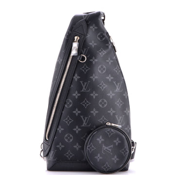 Louis Vuitton Duo Sling Bag Monogram Eclipse Canvas