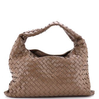 Bottega Veneta Hop Hobo Intrecciato Leather Small