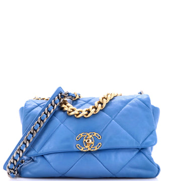 Chanel 19 Flap Bag Quilted Leather Medium