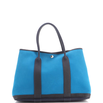 Hermes Garden Party Tote Toile and Leather 36