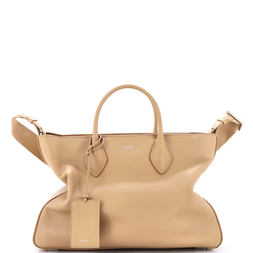 Salvatore Ferragamo Star Convertible Top Handle Bag Leather Large