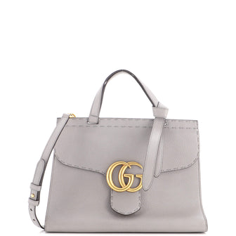 Gucci GG Marmont Top Handle Bag Leather Small