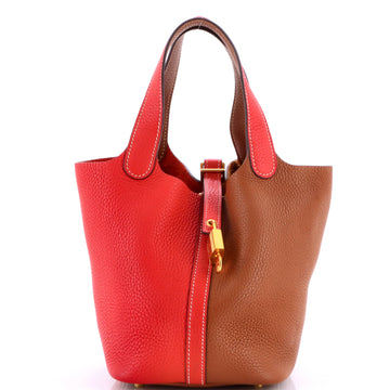 Hermes Casaque Picotin Lock Bag Clemence PM