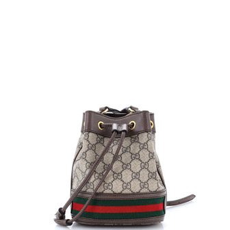 Gucci Ophidia Bucket Bag GG Coated Canvas Mini
