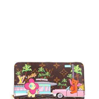 Louis Vuitton Zippy Wallet Limited Edition Vivienne Xmas Monogram Canvas