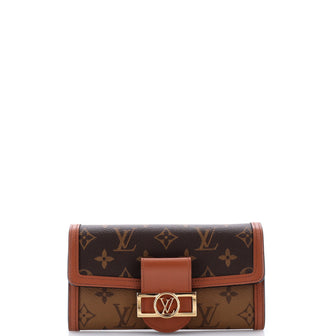 Louis Vuitton Sarah Dauphine Wallet Reverse Monogram Canvas