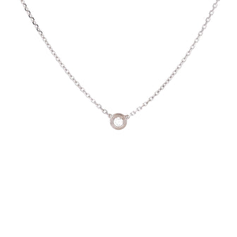 Cartier Cartier D'Amour Pendant Necklace 18K White Gold and Diamond XS